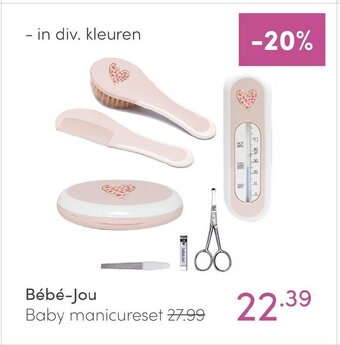 Baby & Tiener Bébé-Jou Baby manicureset aanbieding