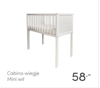 Baby & Tiener Cabino wiegje Mini wit aanbieding