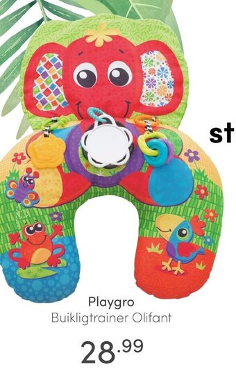 Playgro Buikligtrainer Olifant