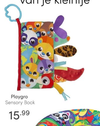 Baby & Tiener Playgro Sensory Book aanbieding