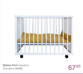 Baby & Tiener Bebies First babybox Standerd aanbieding