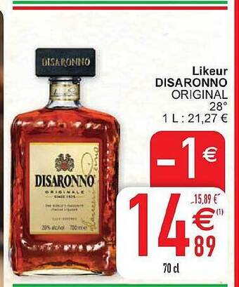Cora Likeur disaronno aanbieding