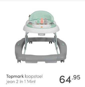 Baby & Tiener Topmark loopstoel Jean 2 in 1 Mint aanbieding