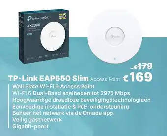 TP-Link EAP650 Slim Access Point