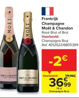 Frankrijk Champagne Moet & Chandon Rose Brut of Brut 75cl