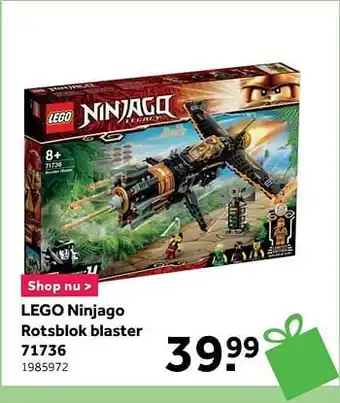 Lego ninjago rotsblok blaster 71736