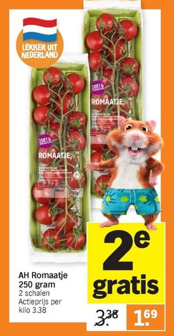 Albert Heijn Ah romaatje 250 gram aanbieding