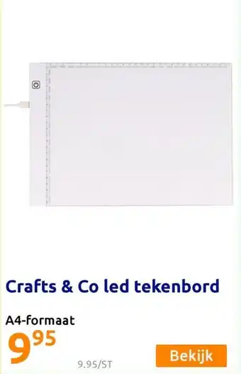 Action Crafts & co led tekenbord aanbieding