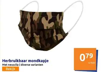 Herbruikbaar mondkapje