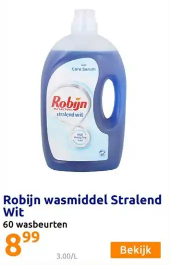 Action Robijn wasmiddel stralend wit aanbieding