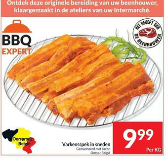 Intermarché Varkensspek in sneden aanbieding