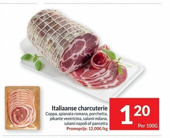 Intermarché Italiaanse charcuterie 100g aanbieding