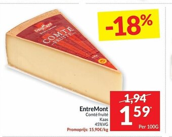 Intermarché EntreMont 100g aanbieding
