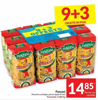 Intermarché Panzani 12x500g aanbieding