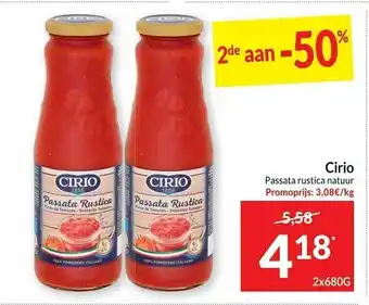 Intermarché Cirio 2x680g aanbieding