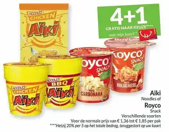 Aiki noodles of royco