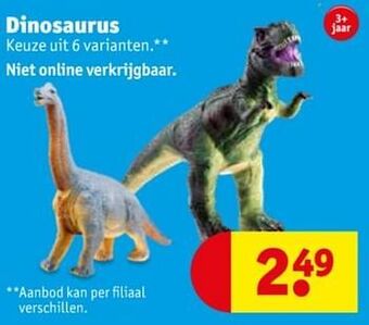 Kruidvat Dinosaurus aanbieding