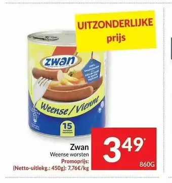 Intermarché Zwan 860g aanbieding