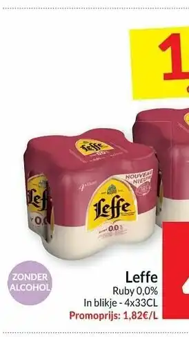 Intermarché Leffe 1L aanbieding