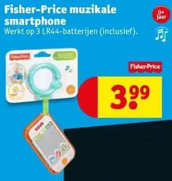 Kruidvat Fisher-price muzikale smartphone aanbieding