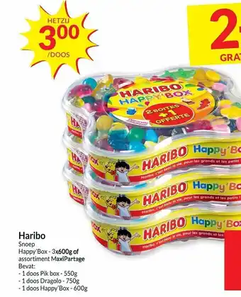 Intermarché Haribo hetzij per doos aanbieding