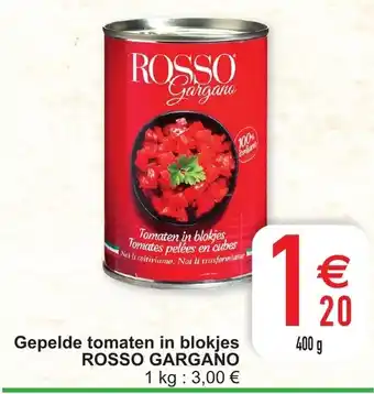 Cora Rosso Gargano Gepelde tomaten in blokjes aanbieding