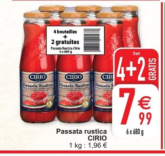 Cora Cirio Passata Rustica aanbieding