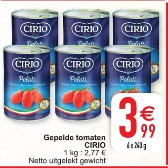 Cora Cirio Gepelde tomaten aanbieding