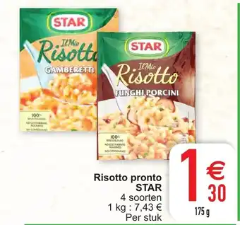 Cora Star Risotto pronto aanbieding