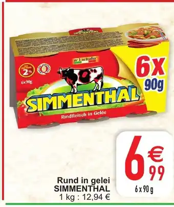 Cora Simmenthal Rund in gelei aanbieding