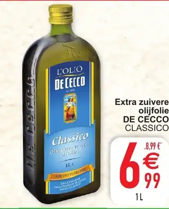 Cora De Cecco Extra zuivere olijfolie aanbieding