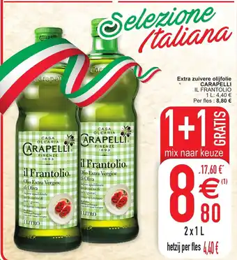 Cora Carapelli Extra zuivere olijfolie aanbieding