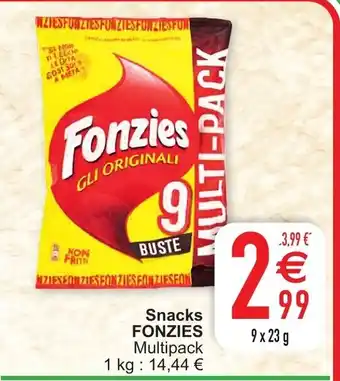 Cora Fonzies Snacks aanbieding