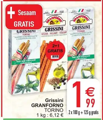 Cora Granforno Torino Grissini aanbieding