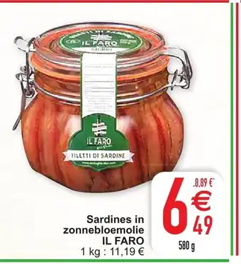 Cora Il Faro Sardines in zonnebloemolie aanbieding