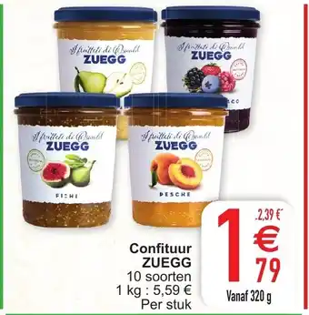 Cora Zuegg Confituur aanbieding