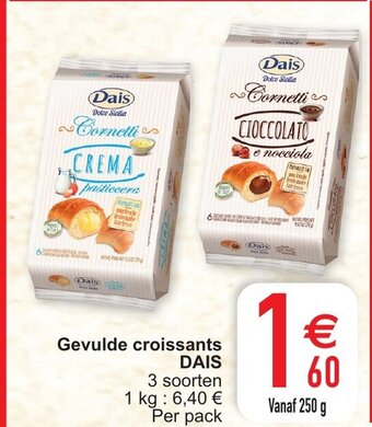 Cora Dais Gevulde croissants aanbieding