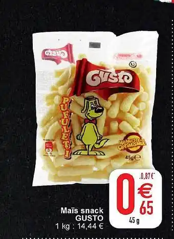 Cora Maïs snack gusto aanbieding