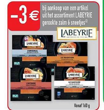 Cora Assortiment labeyrie gerookte zalm aanbieding