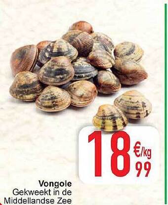 Cora Vongole aanbieding
