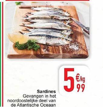 Cora Sardines aanbieding