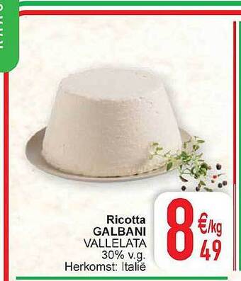 Cora Ricotta galbani aanbieding