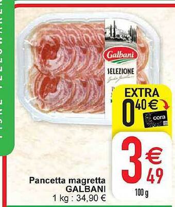 Cora Pancetta magretta galbani aanbieding