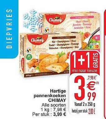 Cora Hartige pannenkoeken chimay aanbieding