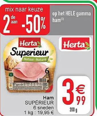 Cora Ham superieur aanbieding