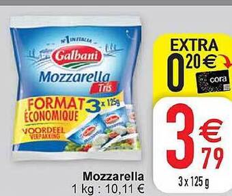 Cora Mozzarella aanbieding