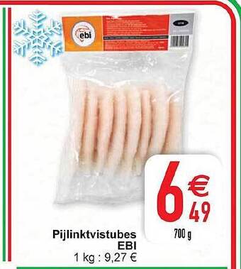 Cora Pijlinktvistubes ebi aanbieding