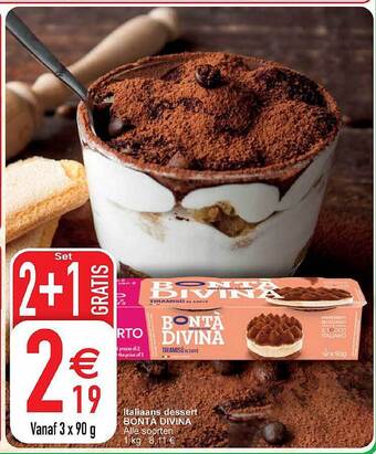 Italiaans dessert bonta divina