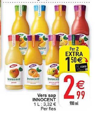 Cora Vers sap innocent aanbieding