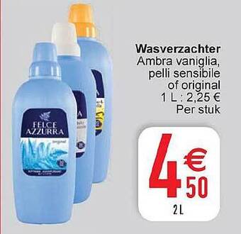 Cora Wasverzachter aanbieding